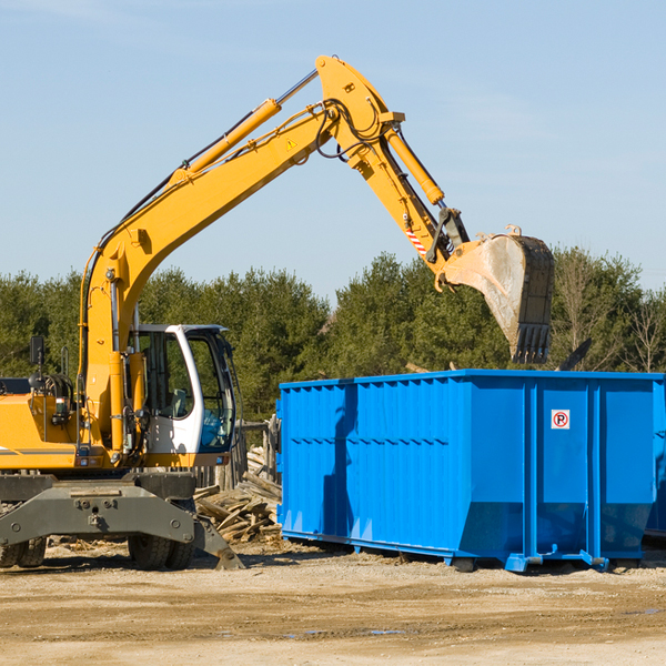 can i choose the location where the residential dumpster will be placed in Powdersville SC